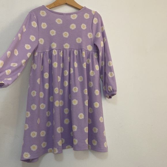 Girls Long Sleeve Floral Dress - Size 4 - Picture 6 of 7